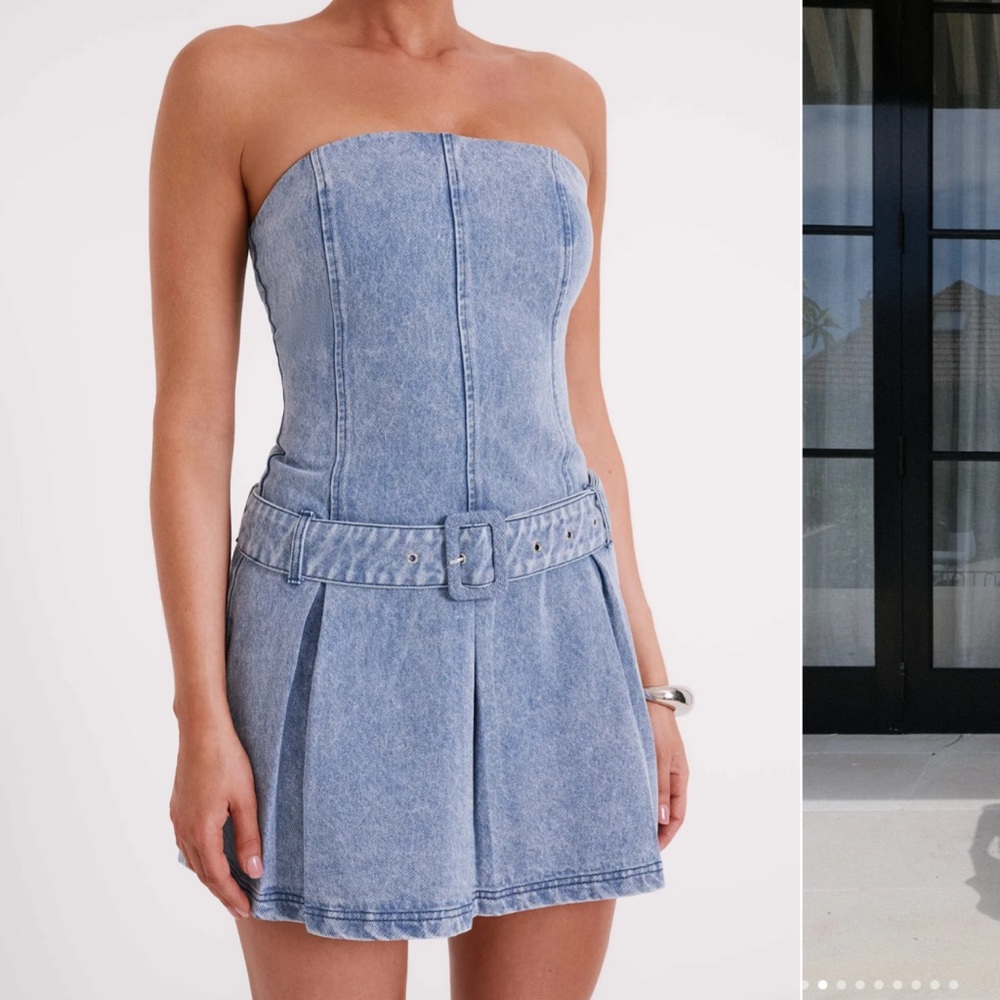 Meshki denim dress